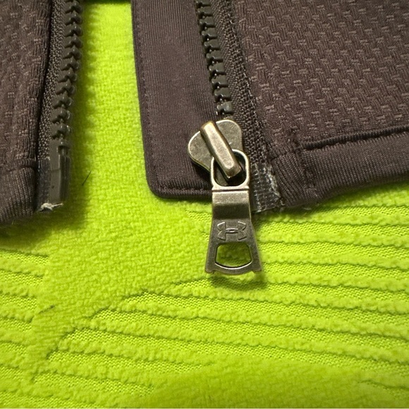 Under Armour Mens Gray Long Sleeve Insulated Jacket Full Zip Large semi-fitted - Picture 7 of 8